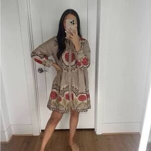 Free People Smell the Roses Shirt Dress